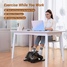 Under Desk Elliptical: 12-Speed Quiet Portable Exerciser