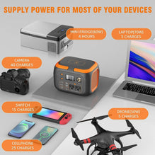 300W Solar Power Station - 260Wh Portable Battery for Outdoors