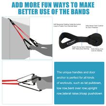 Resistance Bands Set with Handles - 5-Pack for Home Workouts