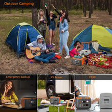 300W Solar Power Station - 260Wh Portable Battery for Outdoors